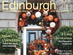 Edinburgh Life magazine front cover – Sept/Oct 2025