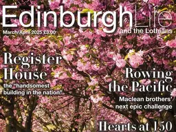 Getting the front cover of Edinburgh Life magazine