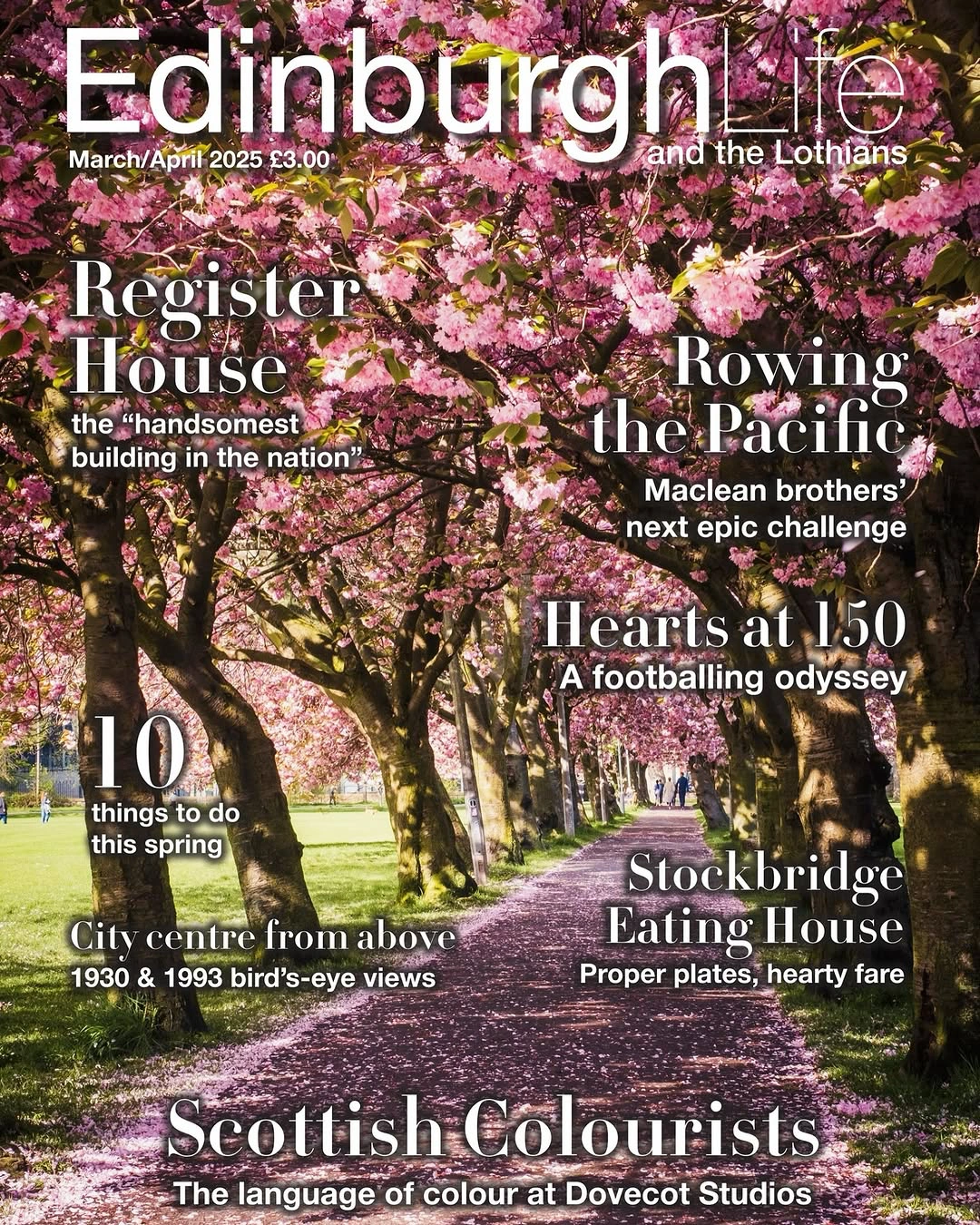 The front cover of Edinburgh Life