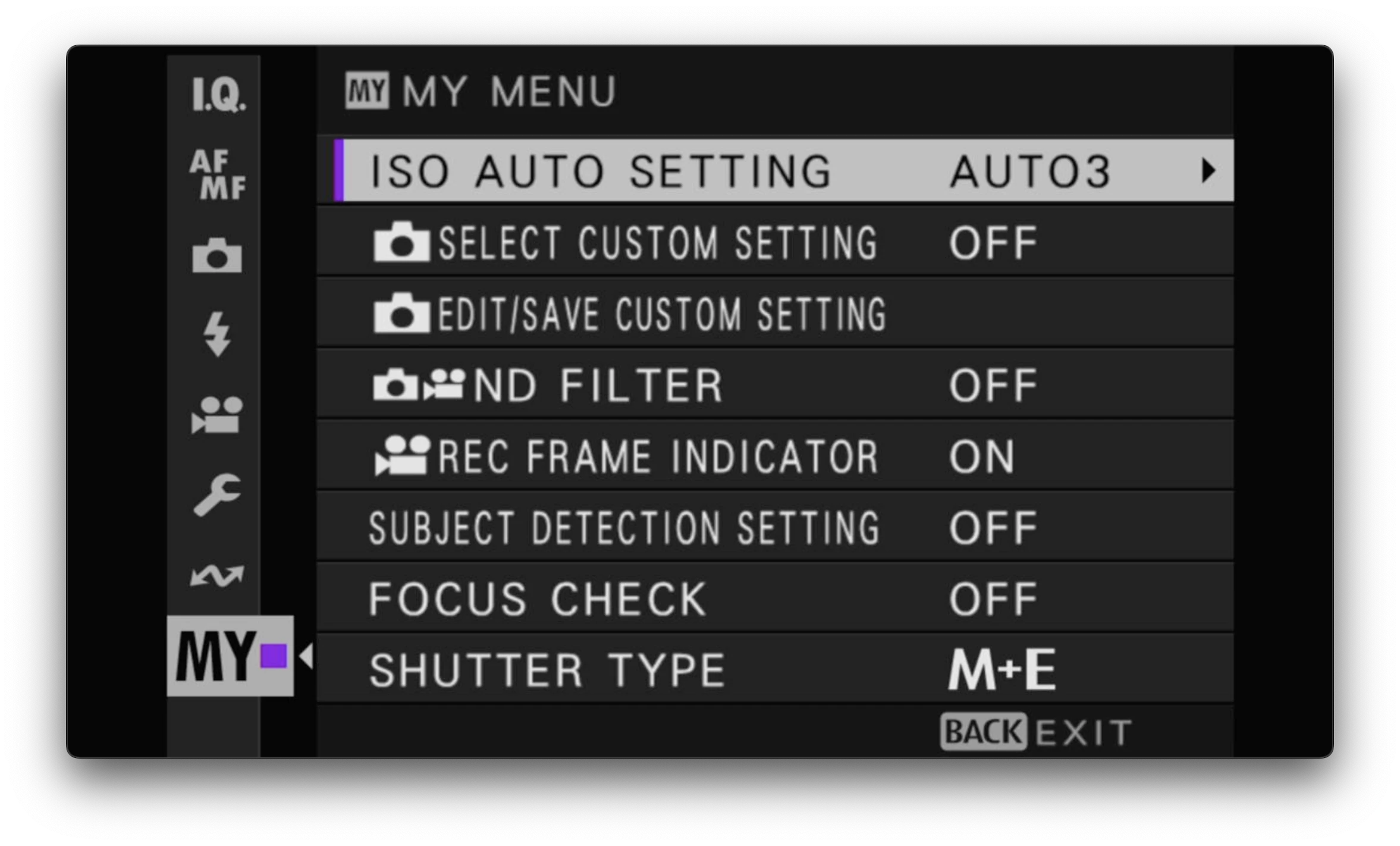 My Menu