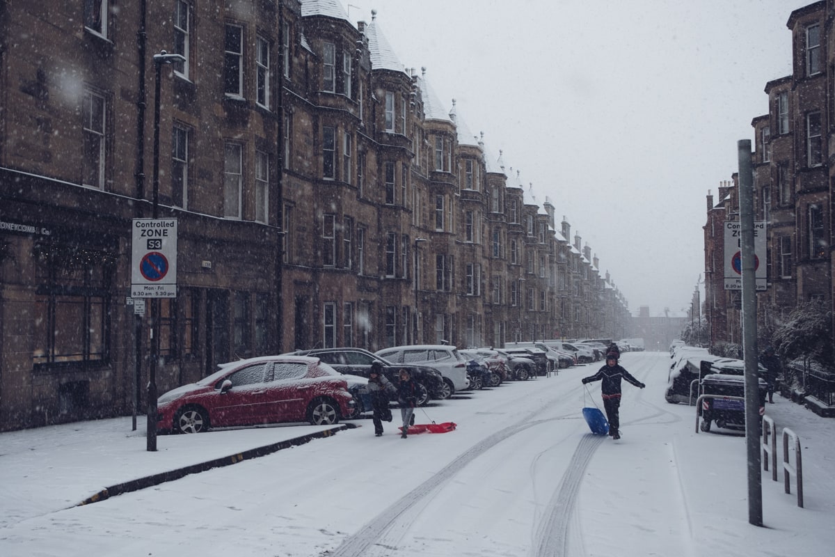 Edinburgh snow photo 08